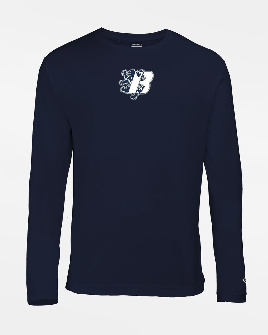 Diamond Pride Basic Functional Longsleeve Shirt "Braunschweig 89ers", B, navy blau-DIAMOND PRIDE