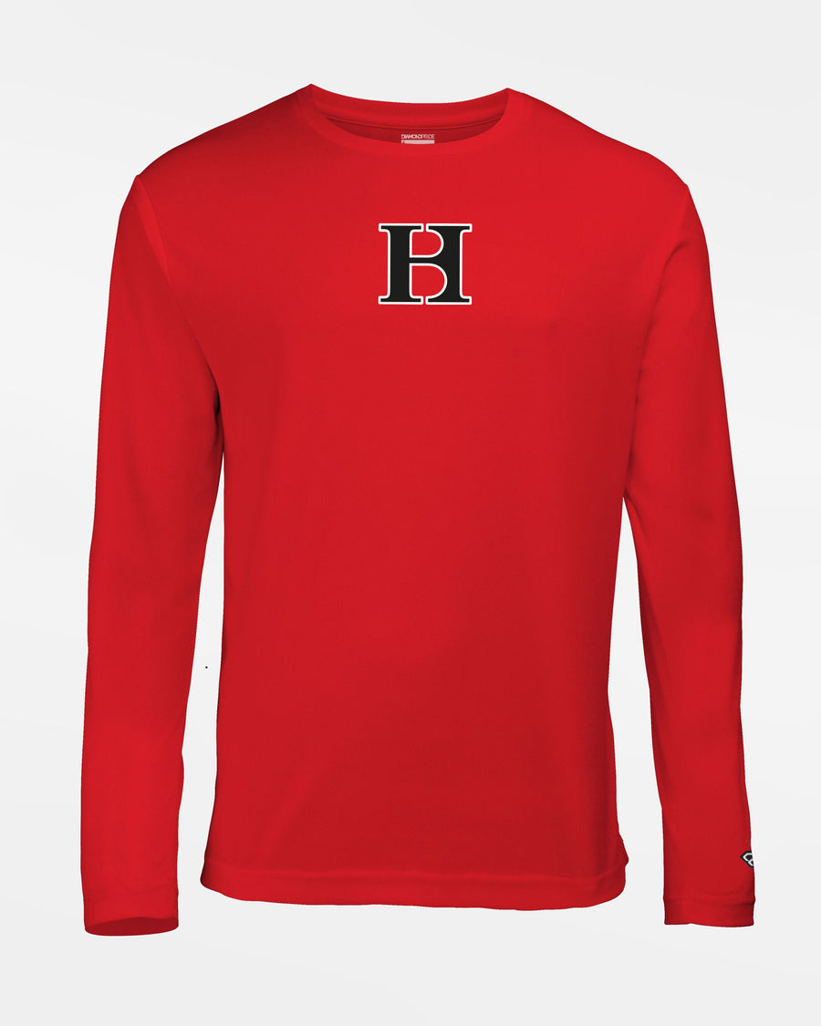 Diamond Pride Basic Functional Longsleeve Shirt "Hard Bulls", HB, rot-DIAMOND PRIDE