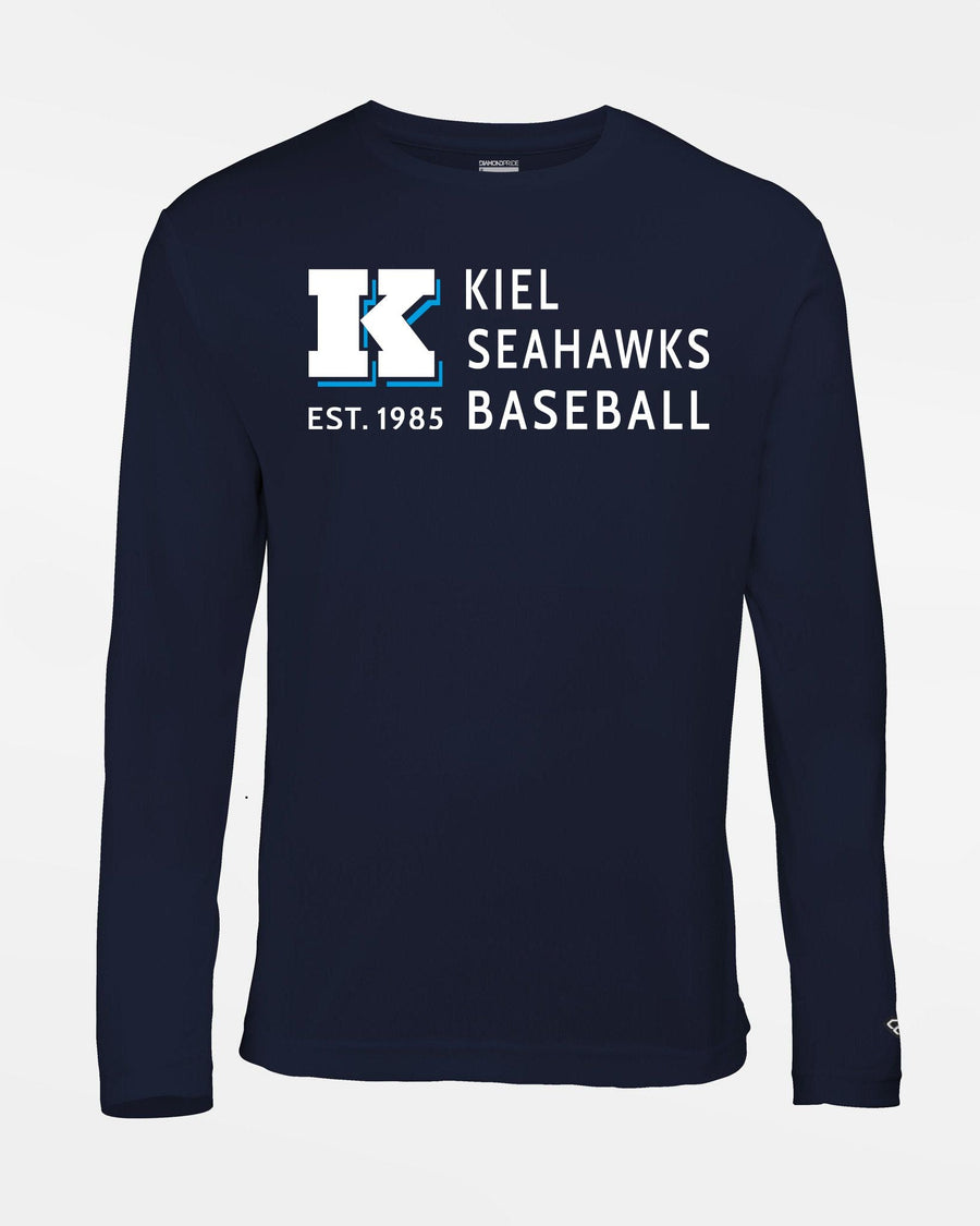 Diamond Pride Basic Functional Longsleeve Shirt "Kiel Seahawks", City, navy blau-DIAMOND PRIDE
