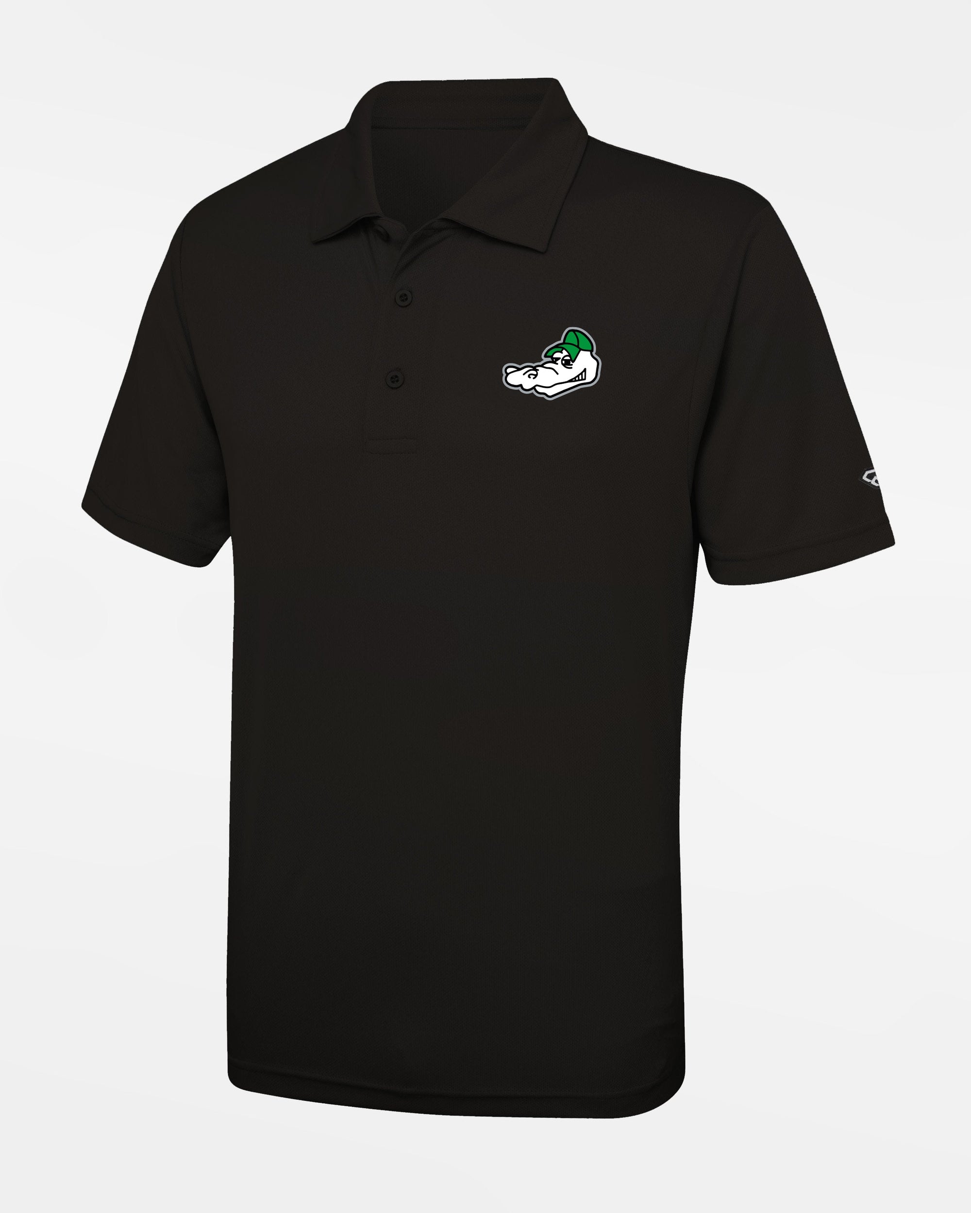 Diamond Pride Basic Functional Polo-Shirt "Augsburg Gators", Head, schwarz-DIAMOND PRIDE