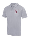 Diamond Pride Basic Functional Polo-Shirt, "Berlin Flamingos", F, heather grau-DIAMOND PRIDE