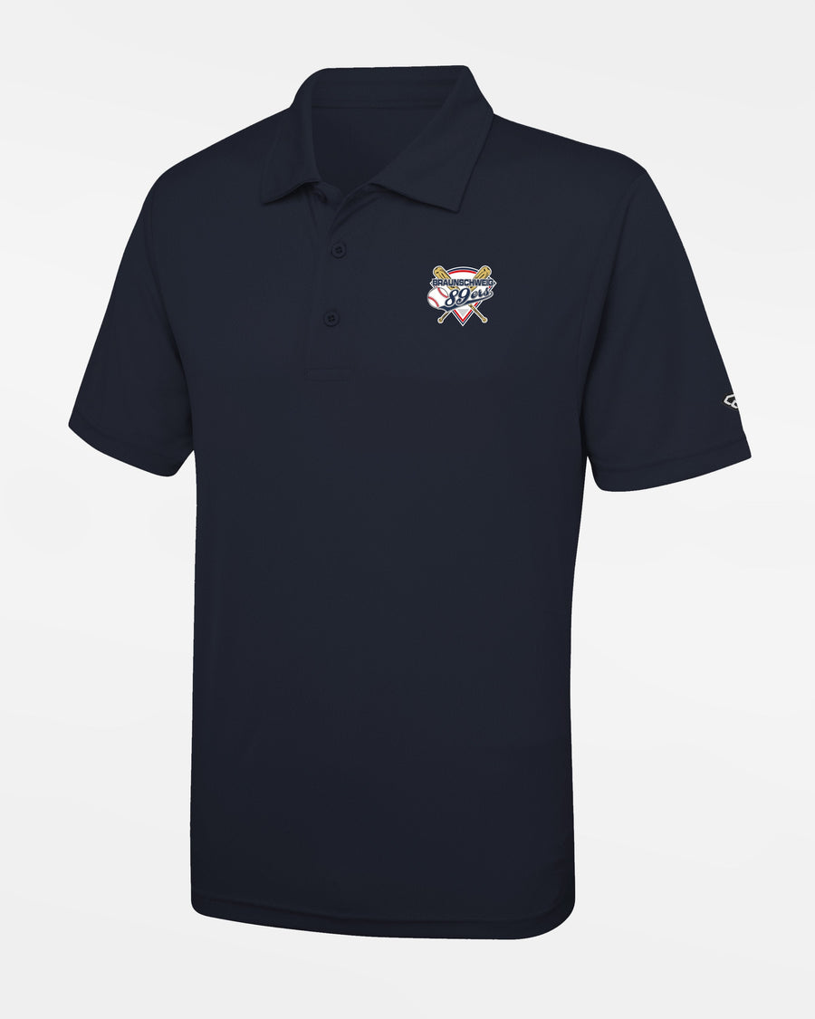 Diamond Pride Basic Functional Polo-Shirt "Braunschweig 89ers", Primary Logo, navy blau-DIAMOND PRIDE