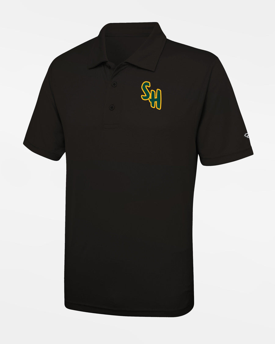Diamond Pride Basic Functional Polo-Shirt "Saarlouis Hornets", SH, schwarz-DIAMOND PRIDE