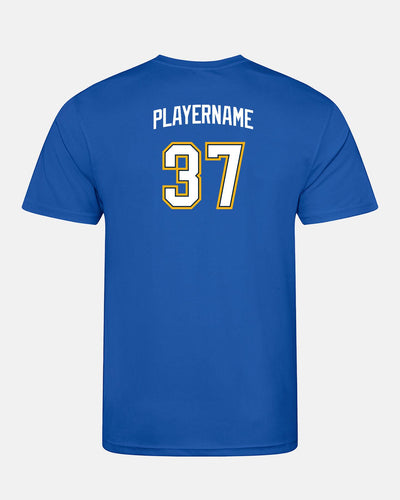 Diamond Pride Basic Functional T-Shirt "Altdorf Icesharks", Name & Player Number, royal-blau-DIAMOND PRIDE