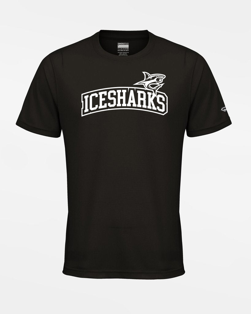 Diamond Pride Basic Functional T-Shirt "Altdorf Icesharks", Script & Shark, schwarz-DIAMOND PRIDE