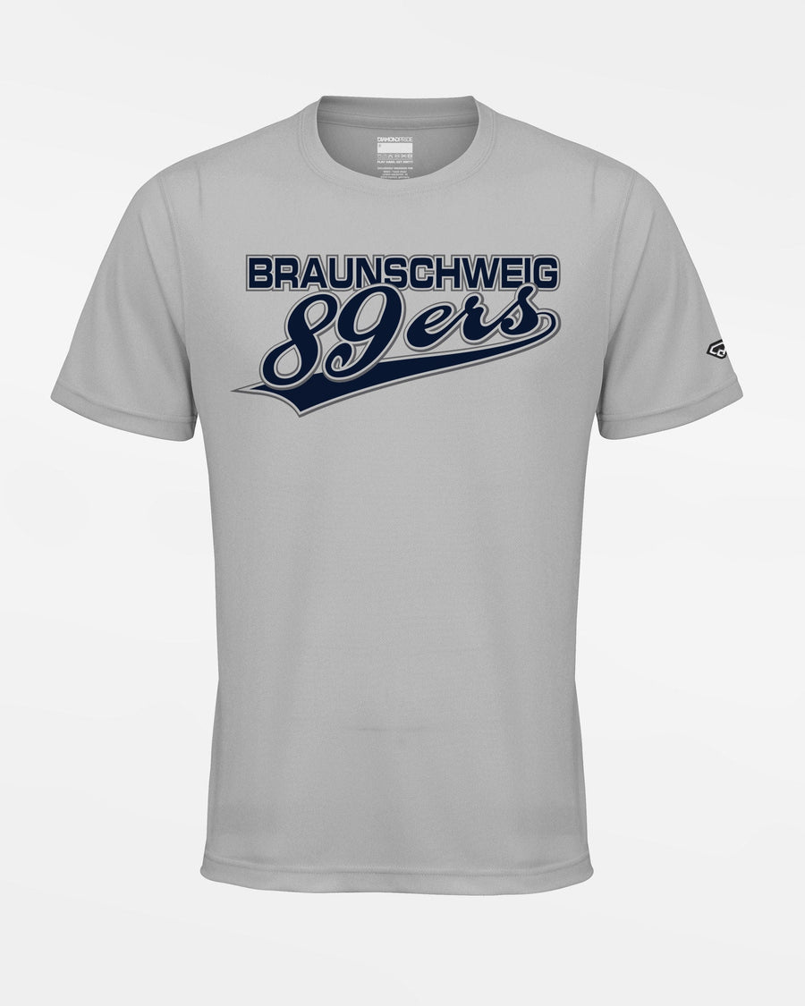 Diamond Pride Basic Functional T-Shirt "Braunschweig 89ers", 89ers, grau-DIAMOND PRIDE