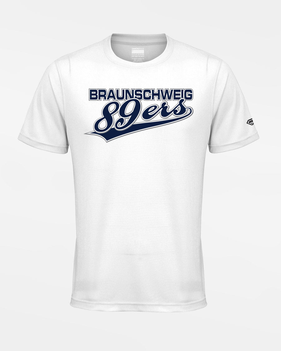 Diamond Pride Basic Functional T-Shirt "Braunschweig 89ers", 89ers, weiss-DIAMOND PRIDE