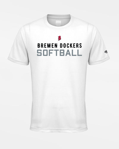 Diamond Pride Basic Functional T-Shirt "Bremen Dockers", Softball, weiss-DIAMOND PRIDE