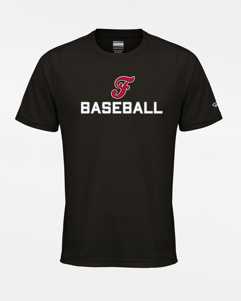 Diamond Pride Basic Functional T-Shirt "Frankfurt Eagles", F & Baseball, schwarz-DIAMOND PRIDE