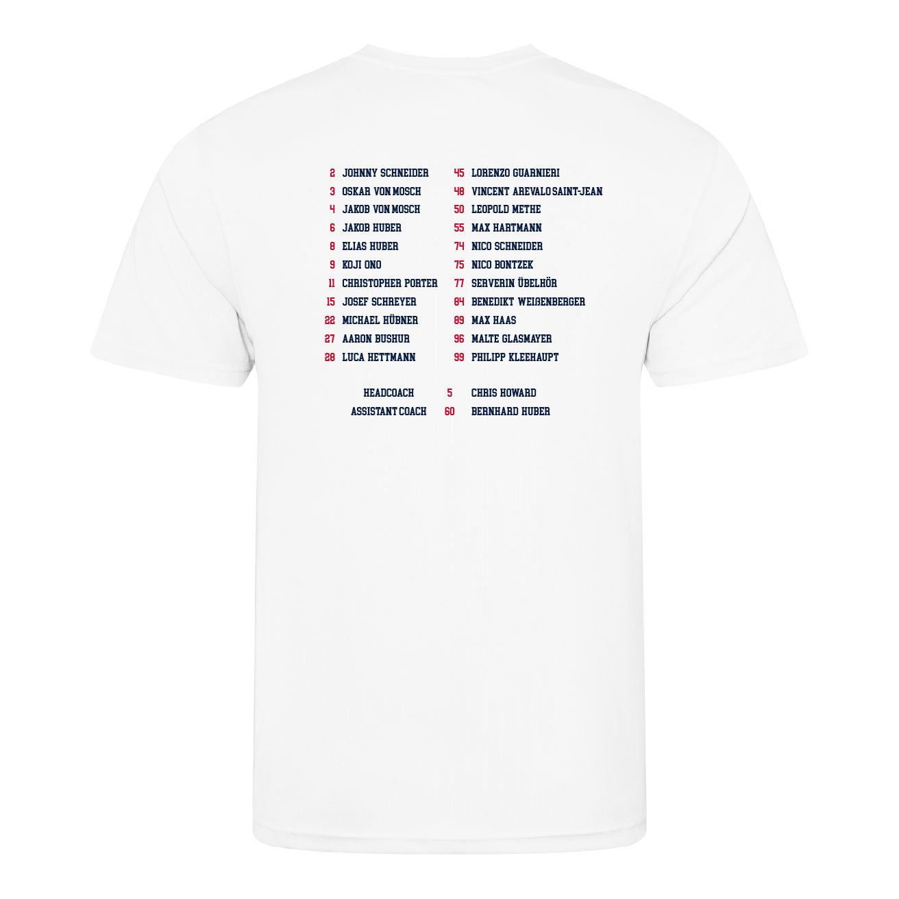 Diamond Pride Basic Functional T-Shirt "Gauting Champions 2023", weiss - SONDERPREIS-DIAMOND PRIDE