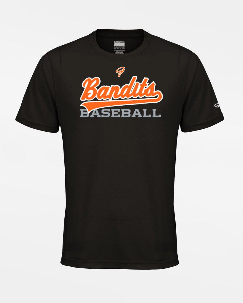 Diamond Pride Basic Functional T-Shirt "Gröbenzell Bandits", Baseball, schwarz-DIAMOND PRIDE