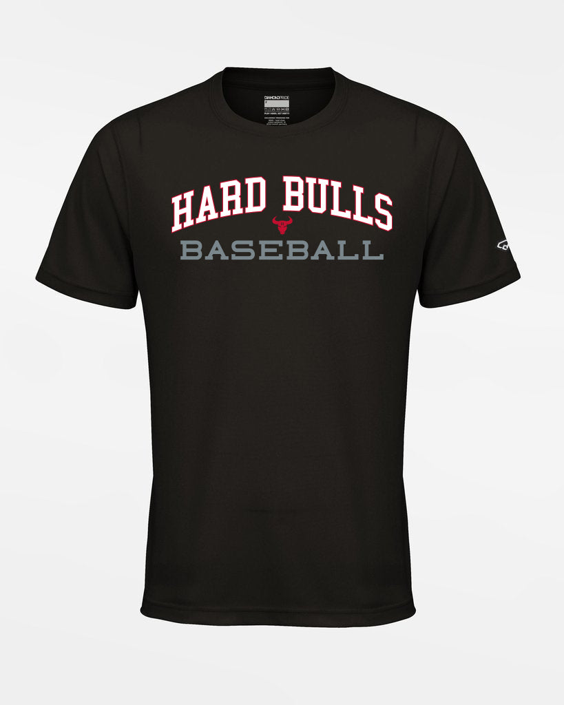 Diamond Pride Basic Functional T-Shirt "Hard Bulls", Baseball, schwarz-DIAMOND PRIDE