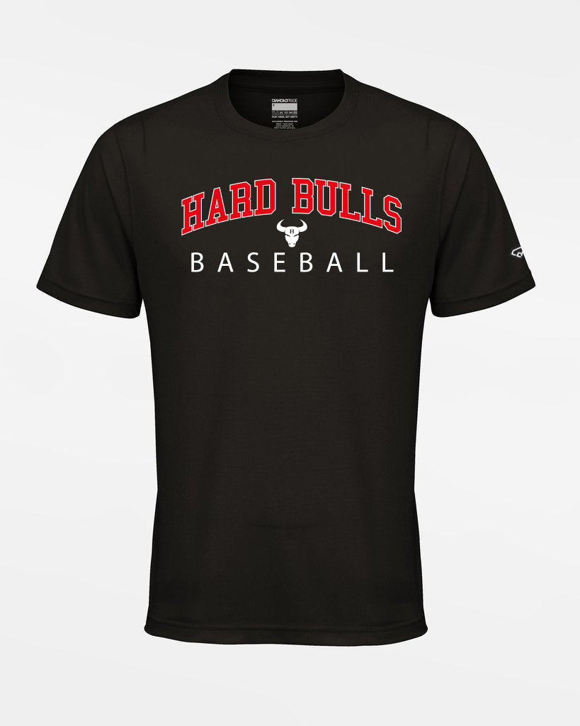 Diamond Pride Basic Functional T-Shirt "Hard Bulls", City Baseball, schwarz-DIAMOND PRIDE
