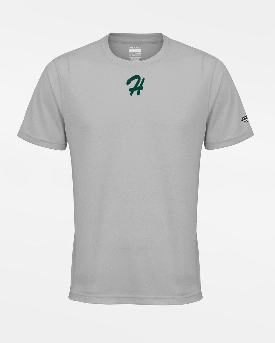 Diamond Pride Basic Functional T-Shirt "Herrenberg Wanderers", H, grau-DIAMOND PRIDE