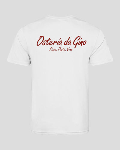Diamond Pride Basic Functional T-Shirt "Herrenberg Wanderers", Script & Osteria da Gino, weiss - SONDERPREIS-DIAMOND PRIDE