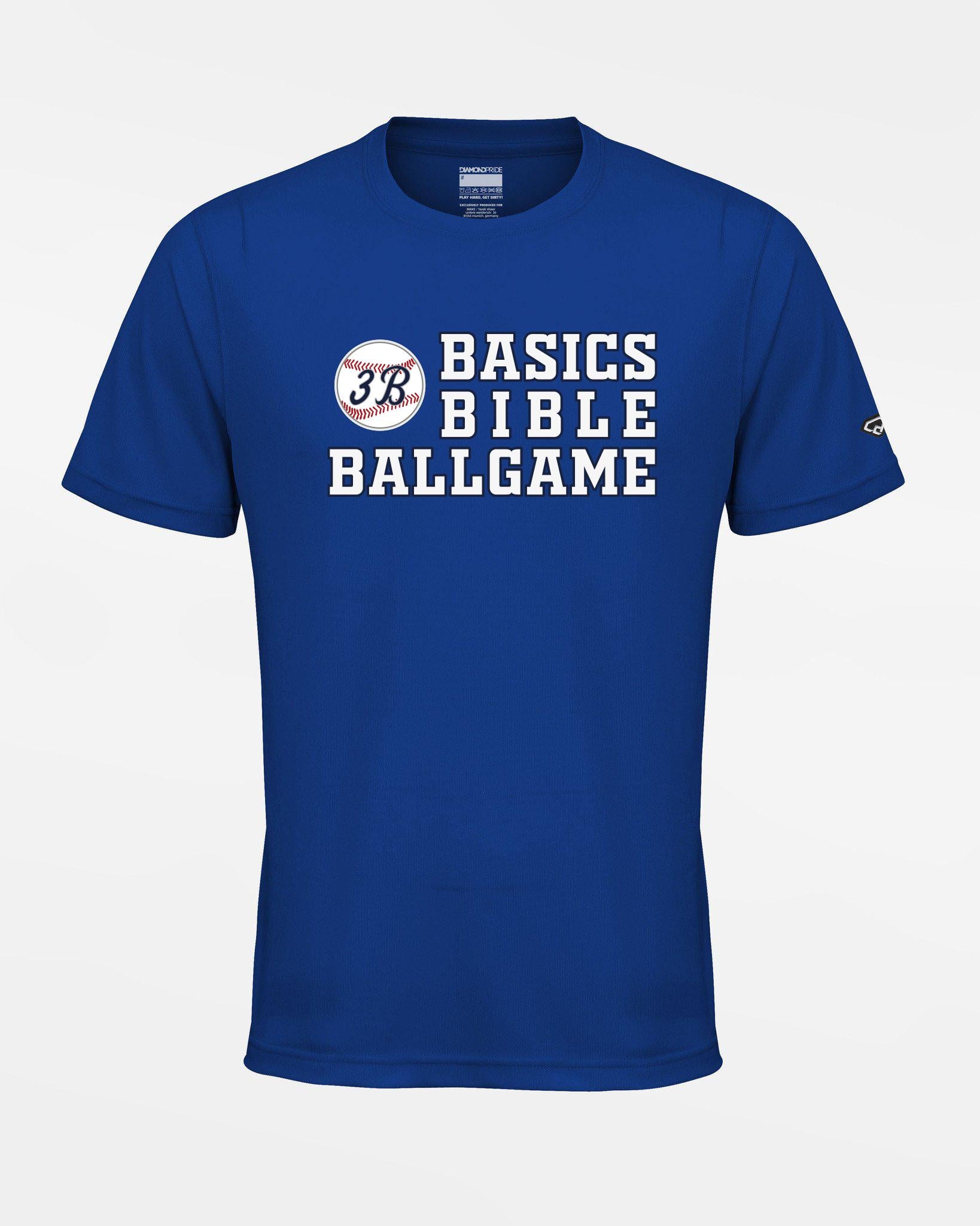 Diamond Pride Basic Functional T-Shirt "Hülben 3B", Primary Logo, royal-blau-DIAMOND PRIDE
