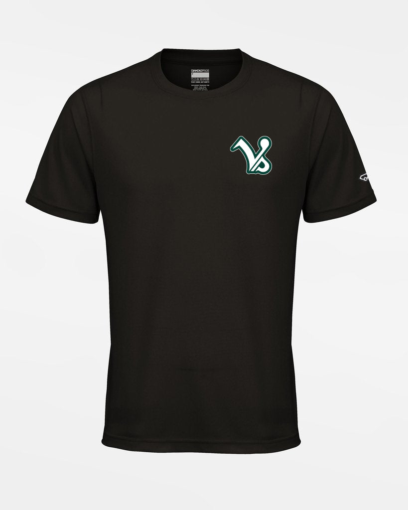 Diamond Pride Basic Functional T-Shirt „Kufstein Vikings", VS, schwarz-DIAMOND PRIDE