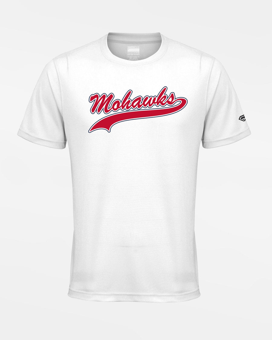 Diamond Pride Basic Functional T-Shirt "Nagold Mohawks", Script, weiss-DIAMOND PRIDE