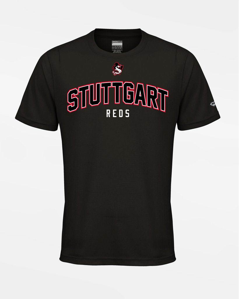 Diamond Pride Basic Functional T-Shirt, "Stuttgart Reds", City, schwarz-DIAMOND PRIDE