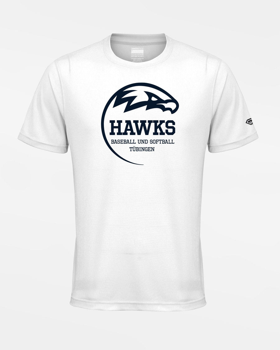 Diamond Pride Basic Functional T-Shirt "Tübingen Hawks", Crest, weiss-DIAMOND PRIDE