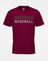 Diamond Pride Basic Functional T-Shirt "Wesseling Vermins", Old Vermins Baseball, maroon-rot-DIAMOND PRIDE