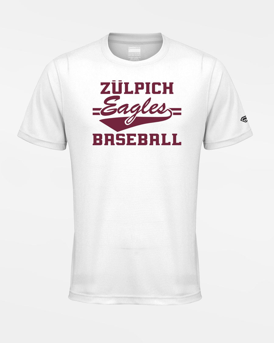 Diamond Pride Basic Functional T-Shirt "Zülpich Eagles", Baseball, weiss-DIAMOND PRIDE