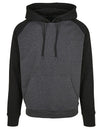 Diamond Pride Basic Raglan Hoodie, schwarz-dunkelgrau-DIAMOND PRIDE