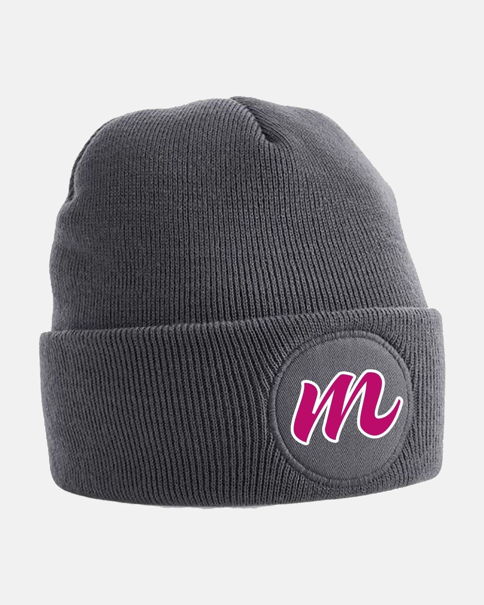 Diamond Pride Circle Patch Beanie "Bonn Magentics", M, dunkelgrau