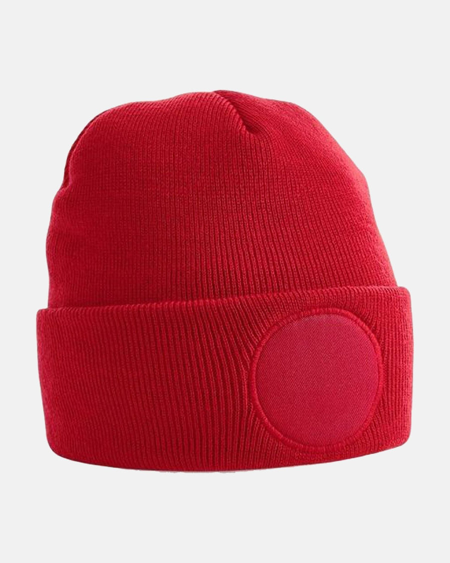 Diamond Pride Circle Patch Beanie "Hard Bulls", rot