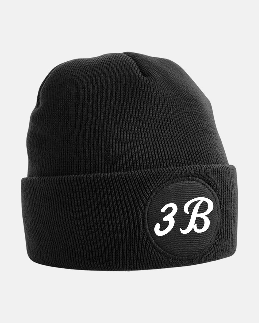 Diamond Pride Circle Patch Beanie "Hülben 3B", Script, schwarz