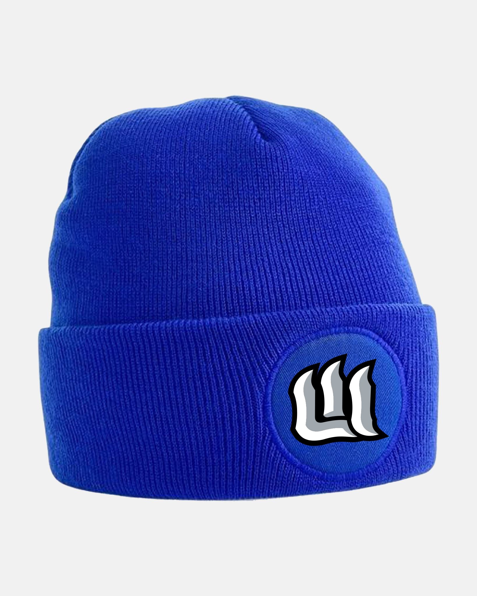 Diamond Pride Circle Patch Beanie "Laufer Wölfe", W, royal blau