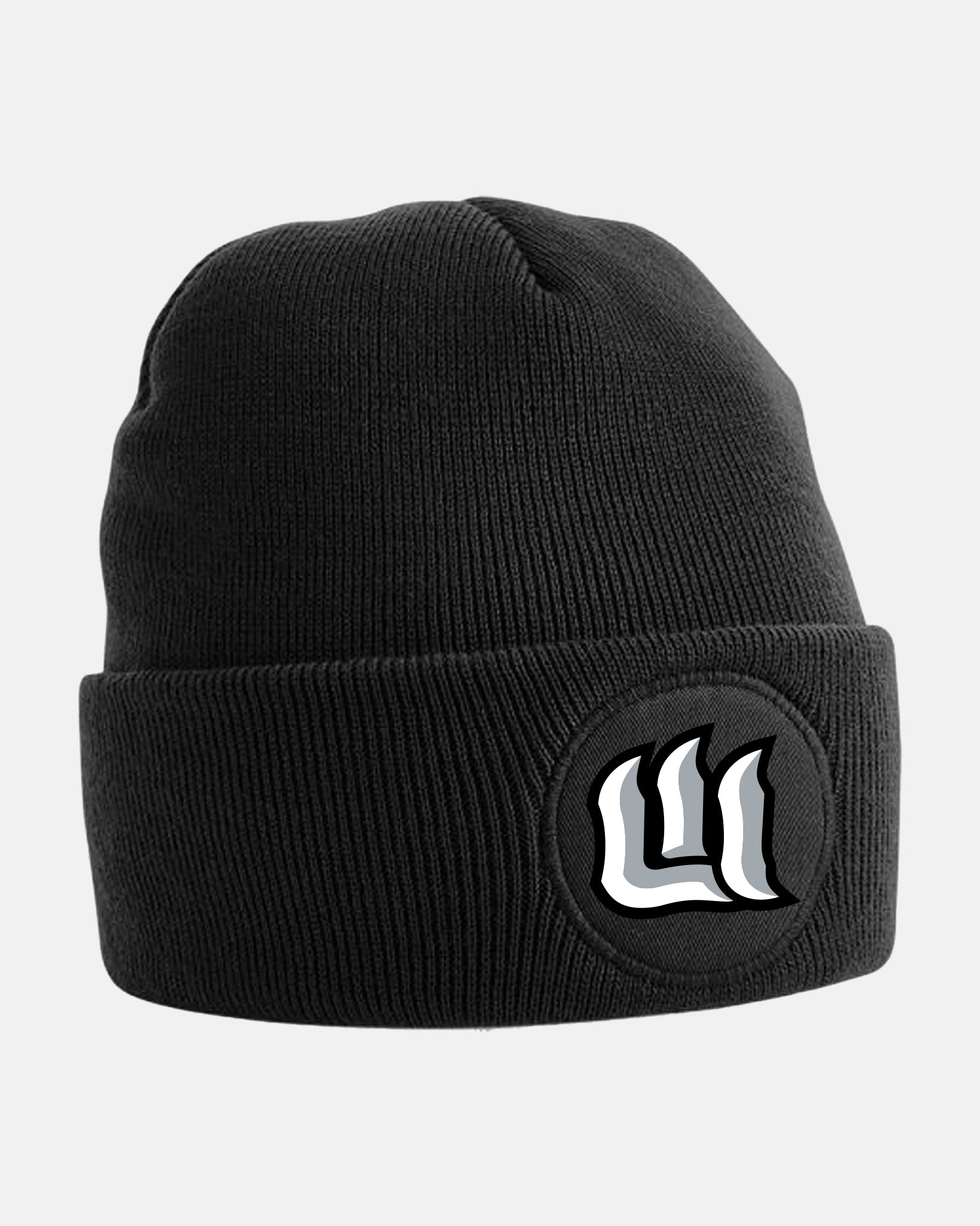 Diamond Pride Circle Patch Beanie "Laufer Wölfe", W, schwarz