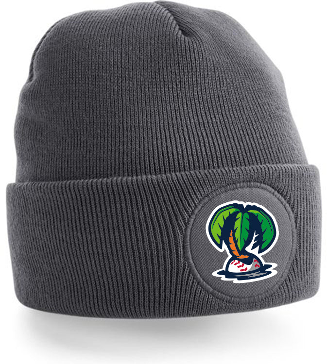 Diamond Pride Circle Patch Beanie "Munich Caribes", Palme, dunkelgrau