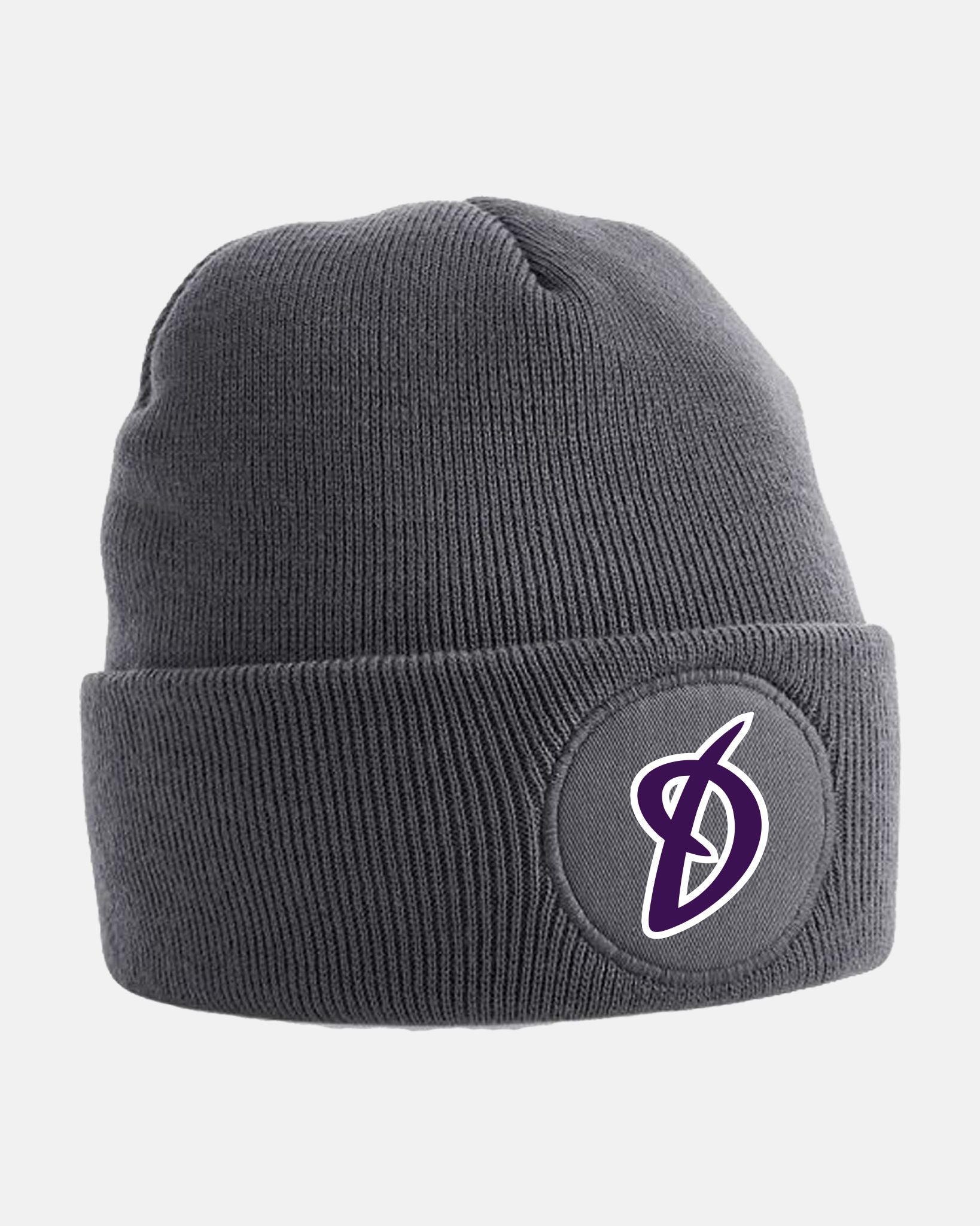 Diamond Pride Circle Patch Beanie "Munich-Haar Disciples", D, dunkelgrau