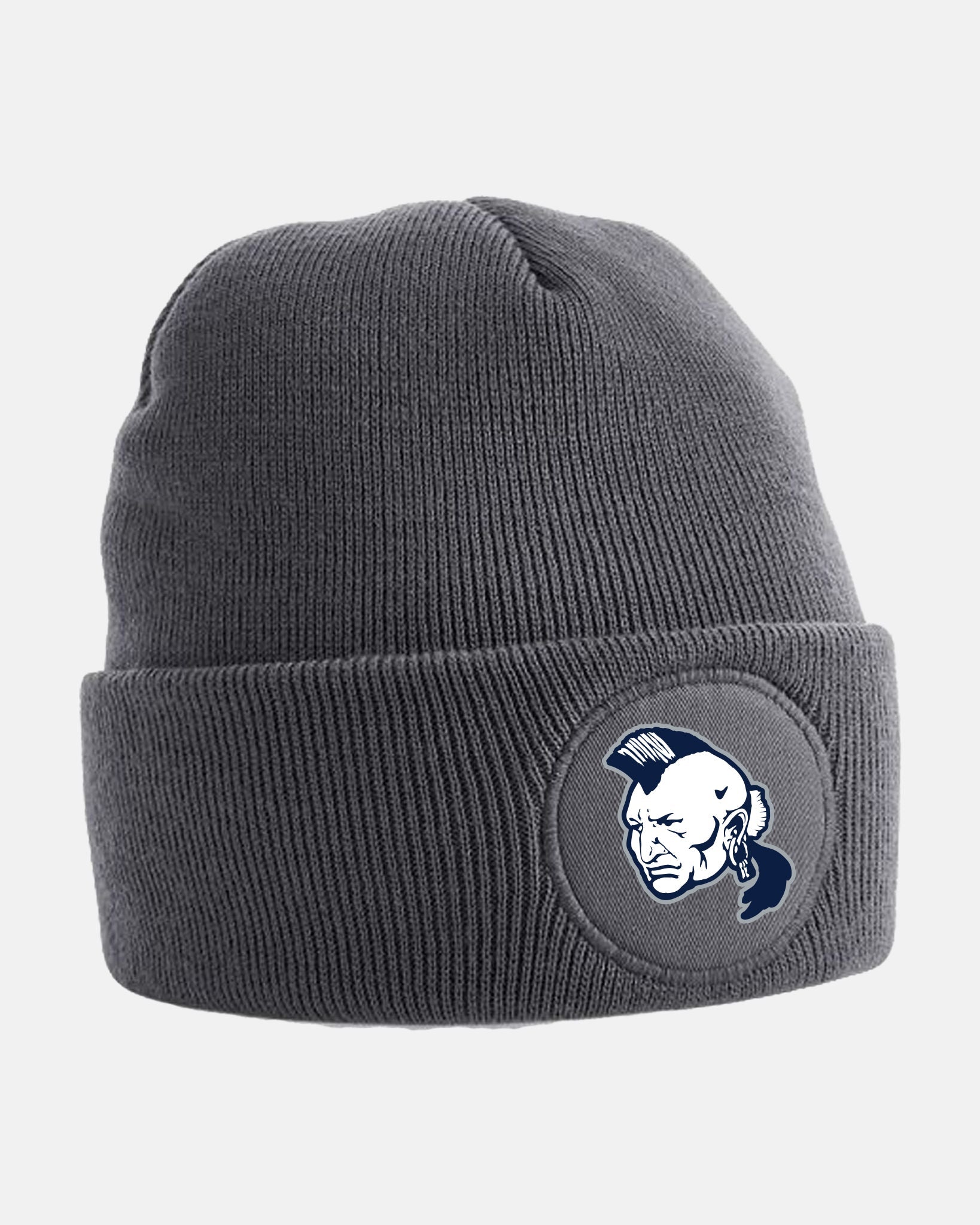 Diamond Pride Circle Patch Beanie "Nagold Mohawks", Head, dunkelgrau