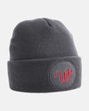 Diamond Pride Circle Patch Beanie "Wolfsburg Blackbirds", W, dunkelgrau