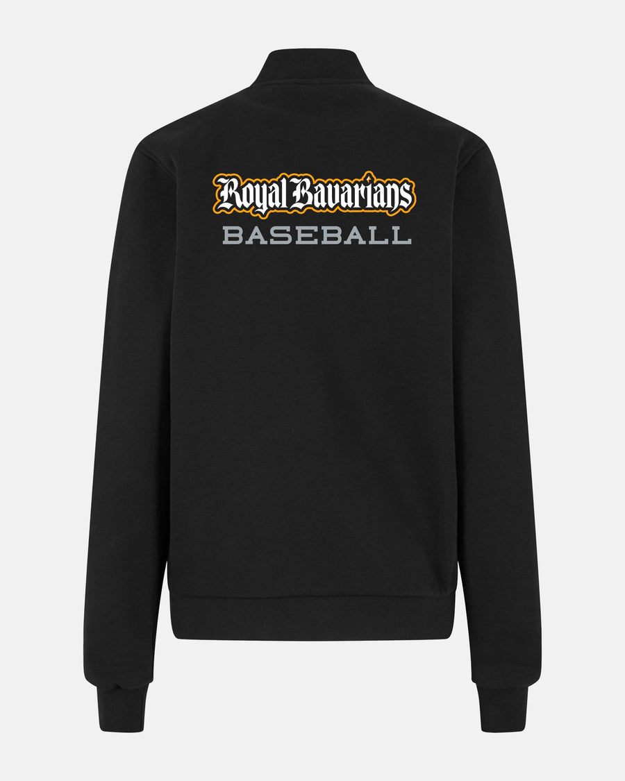 Diamond Pride College Jacke "Füssen Royal Bavarians", King & Baseball, schwarz-DIAMOND PRIDE