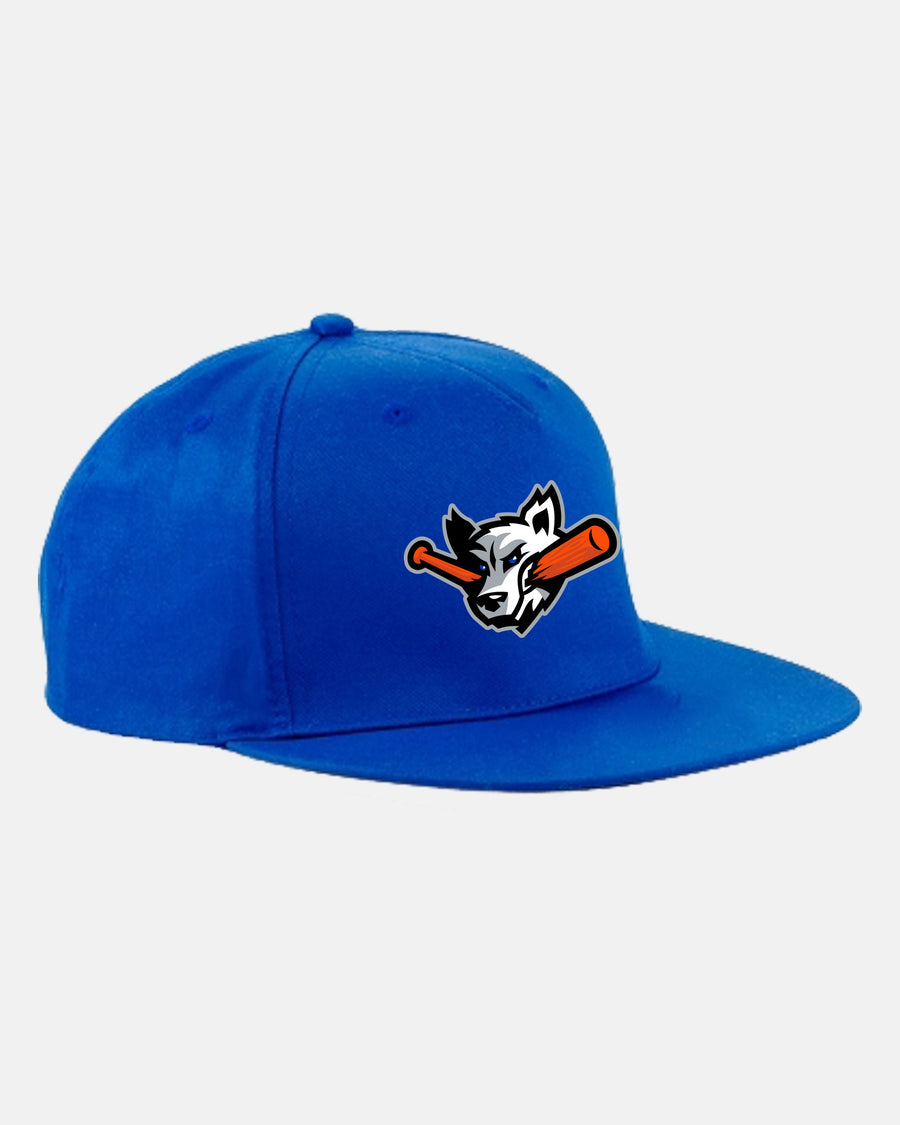 Diamond Pride Fan Snapback Cap, "Laufer Wölfe", Wolf, royal blau-DIAMOND PRIDE
