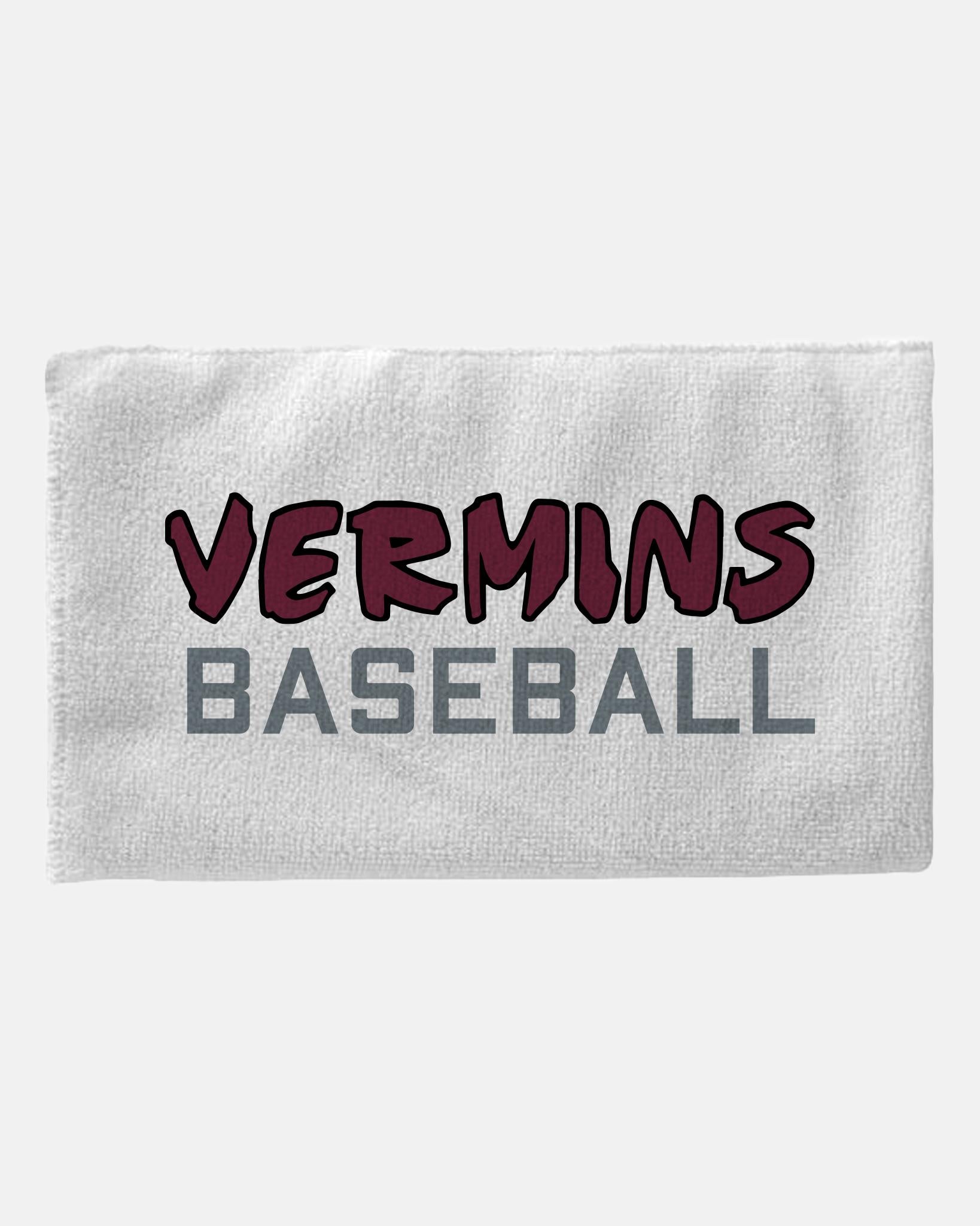 Diamond Pride Fan Towel "Wesseling Vermins", Old Vermins Baseball, weiss-DIAMOND PRIDE