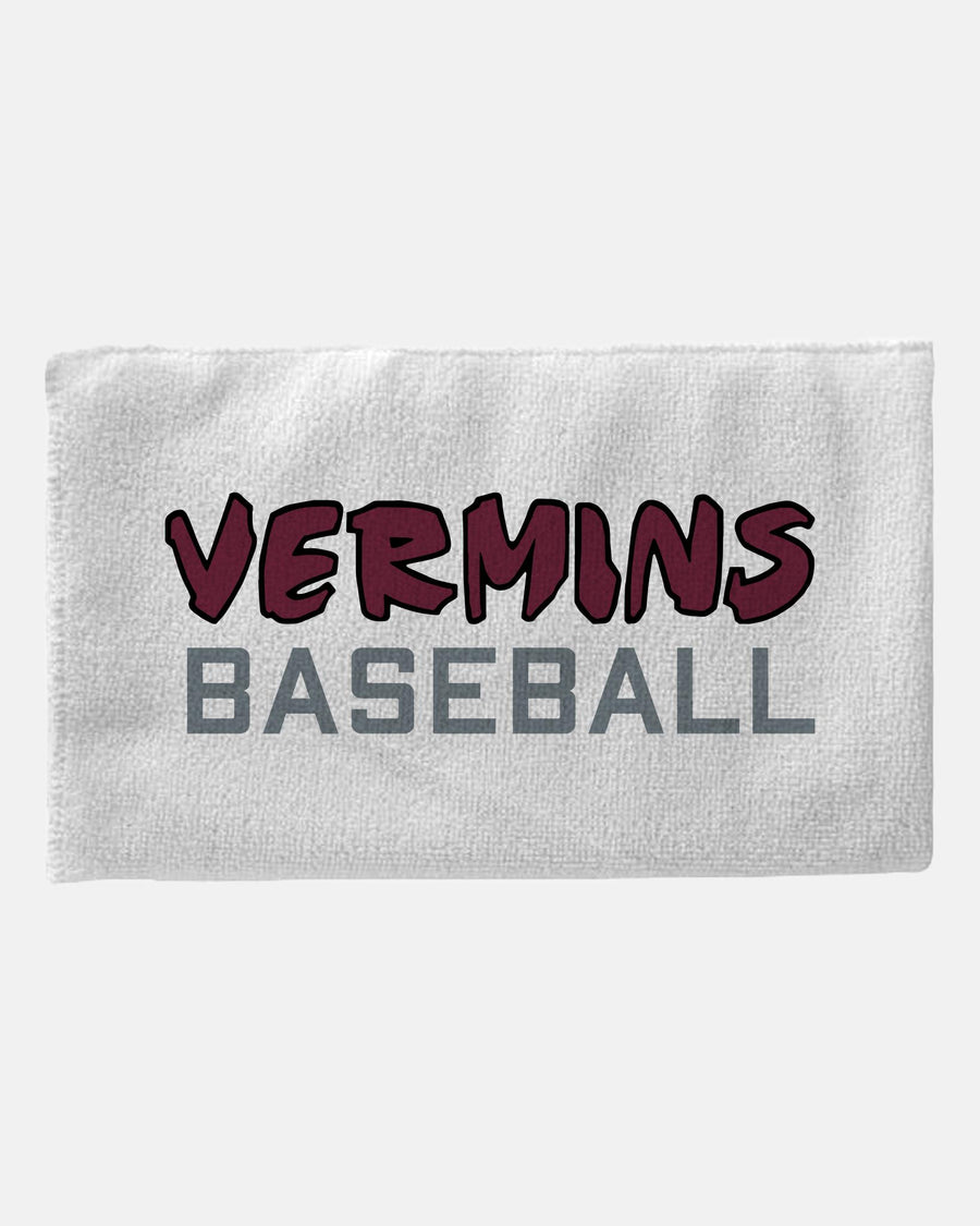 Diamond Pride Fan Towel "Wesseling Vermins", Old Vermins Baseball, weiss-DIAMOND PRIDE