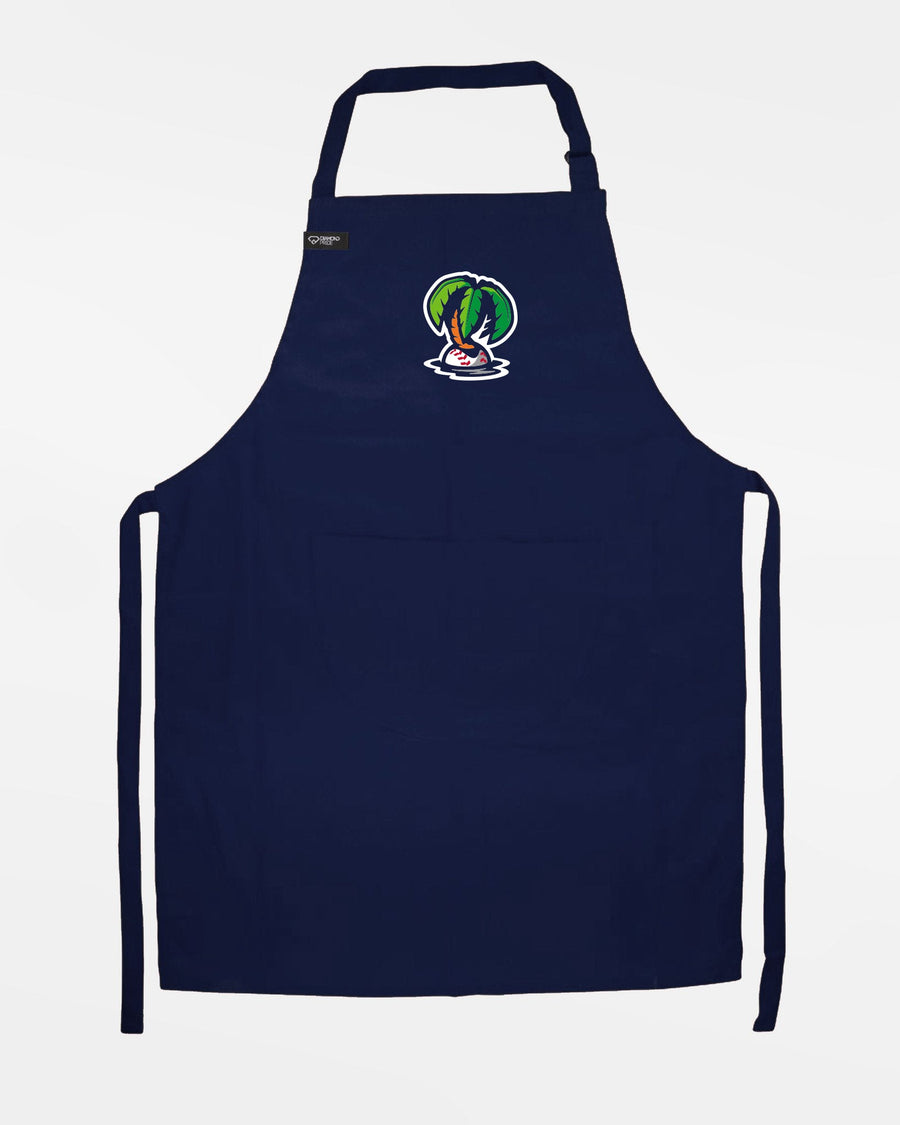 Diamond Pride Grillschürze & Kochschürze "Munich Caribes", Palme, navy blau-DIAMOND PRIDE