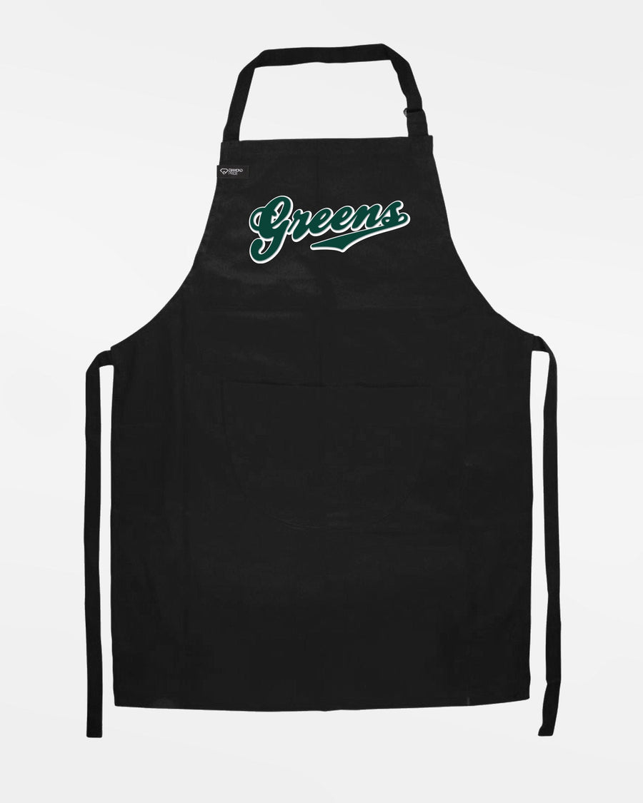 Diamond Pride Grillschürze & Kochschürze "Niederlamitz Greens", Logo, schwarz-DIAMOND PRIDE