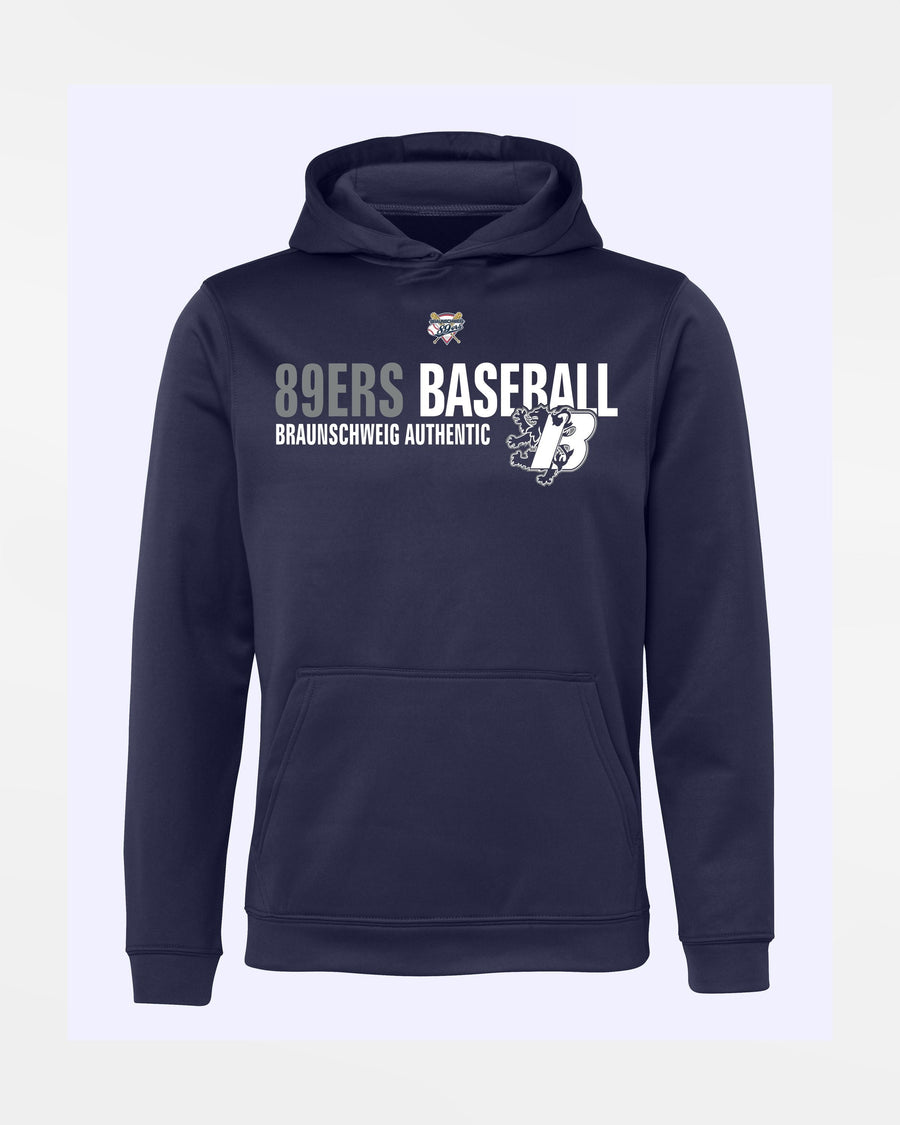 Diamond Pride Kids Basic Functional Hoodie "Braunschweig 89ers", Script, navy blau-DIAMOND PRIDE