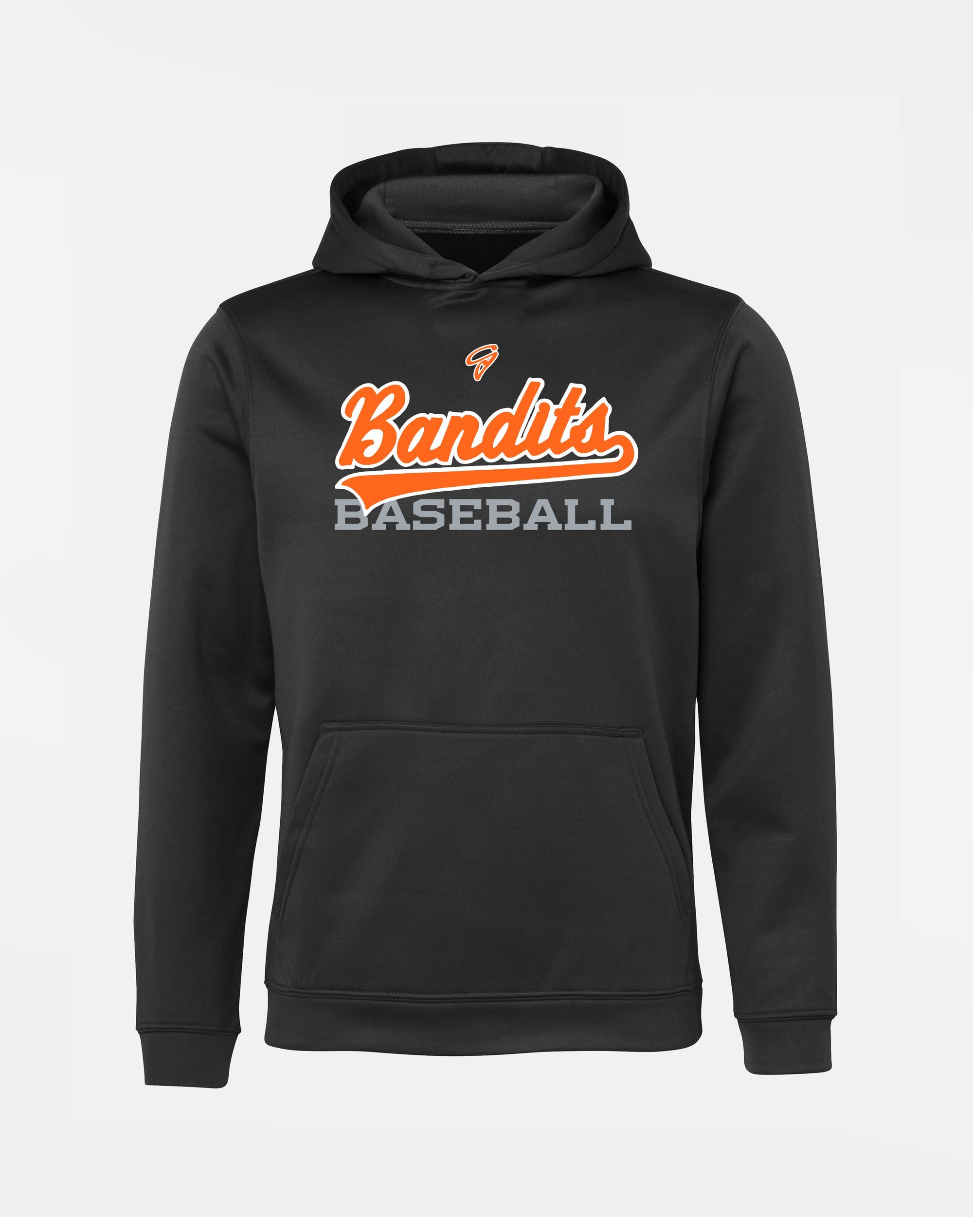Diamond Pride Kids Basic Functional Hoodie "Gröbenzell Bandits", Baseball, schwarz-DIAMOND PRIDE