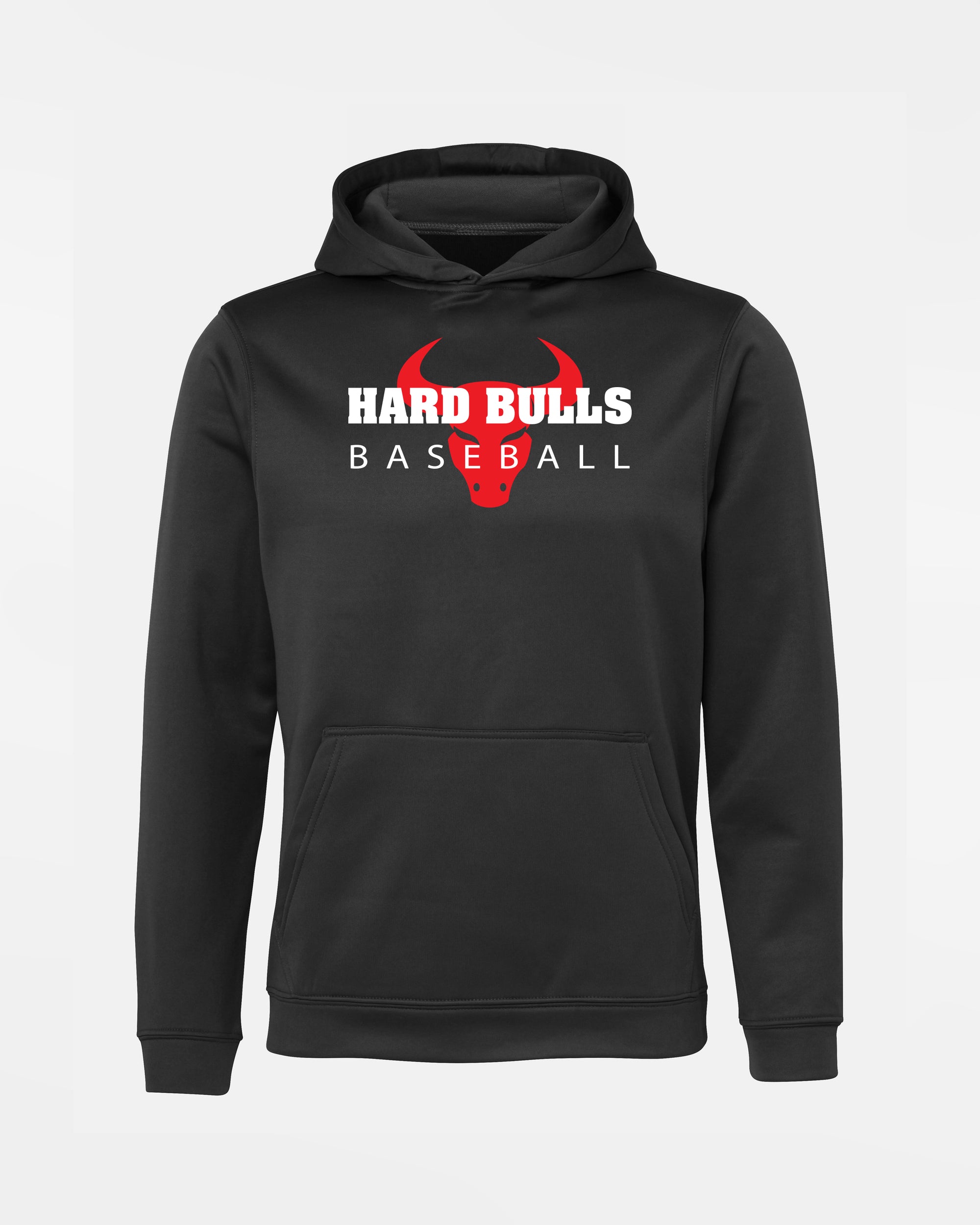 Diamond Pride Kids Basic Functional Hoodie "Hard Bulls", Baseball, schwarz-DIAMOND PRIDE