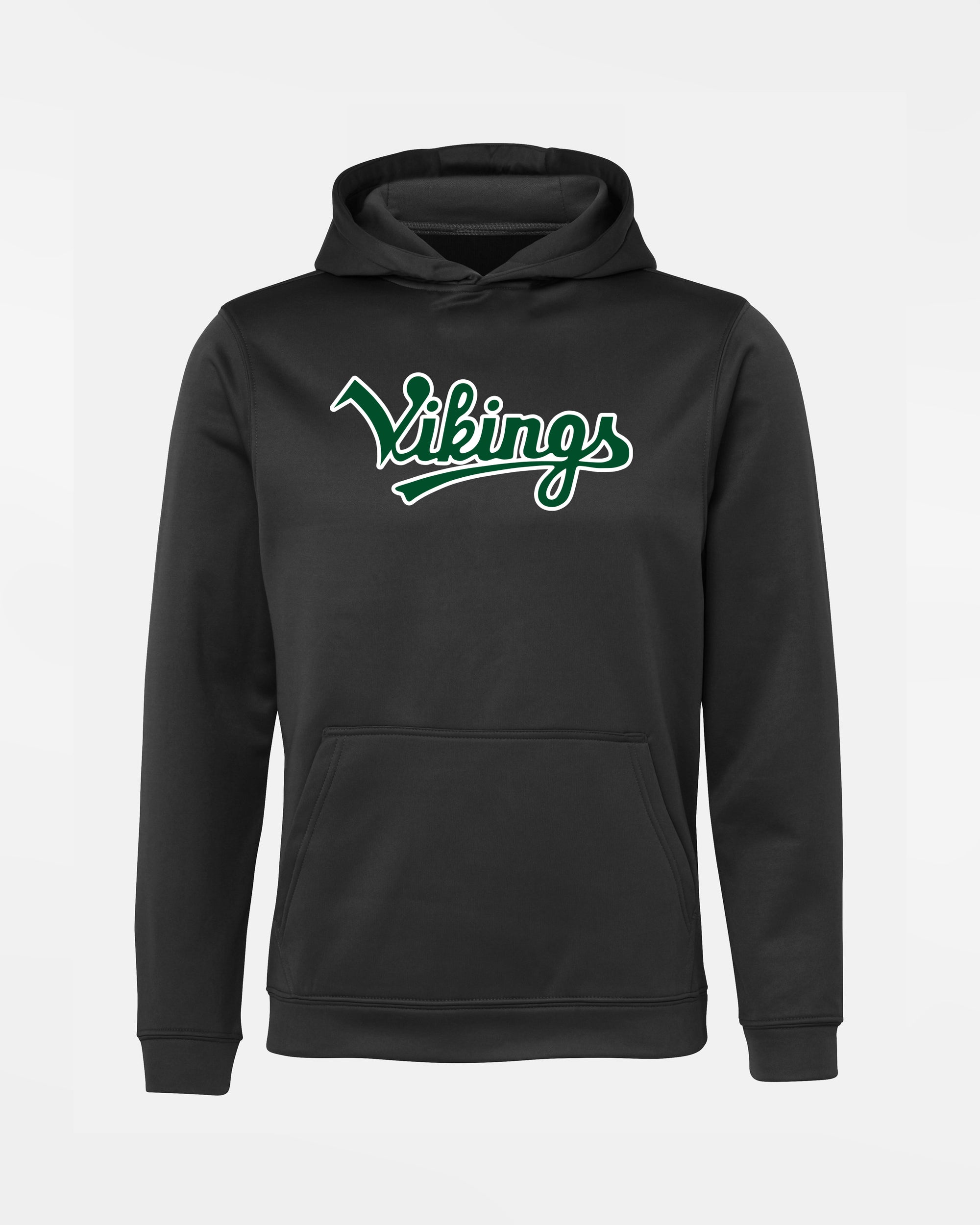 Diamond Pride Kids Basic Functional Hoodie „Kufstein Vikings“, Script, schwarz-DIAMOND PRIDE