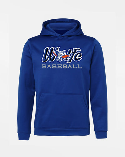 Diamond Pride Kids Basic Functional Hoodie "Laufer Wölfe", Wölfe Baseball, royal blau-DIAMOND PRIDE