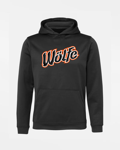 Diamond Pride Kids Basic Functional Hoodie "Laufer Wölfe", Wölfe, schwarz-DIAMOND PRIDE