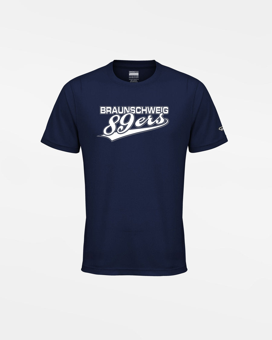 Diamond Pride Kids Basic Functional T-Shirt "Braunschweig 89ers", 89ers, navy blau-DIAMOND PRIDE