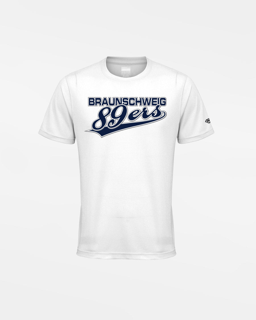 Diamond Pride Kids Basic Functional T-Shirt "Braunschweig 89ers", 89ers, weiss-DIAMOND PRIDE